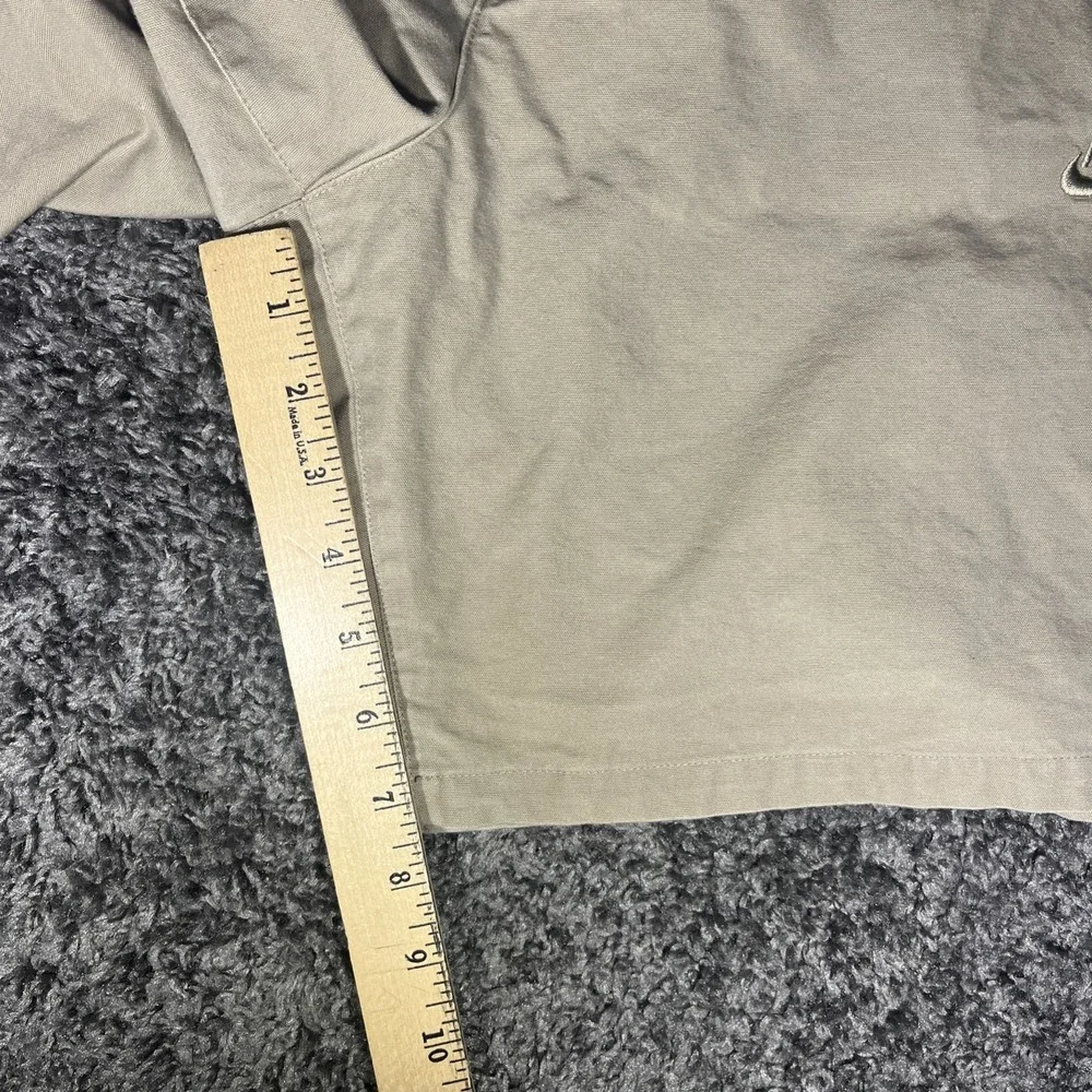 Nike Mens Mid Rise Tan Size‎ 34 Shorts Cotton Chino Flat Front With Pockets